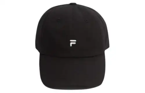 FILA Cotton Baseball Caps Unisex Black
