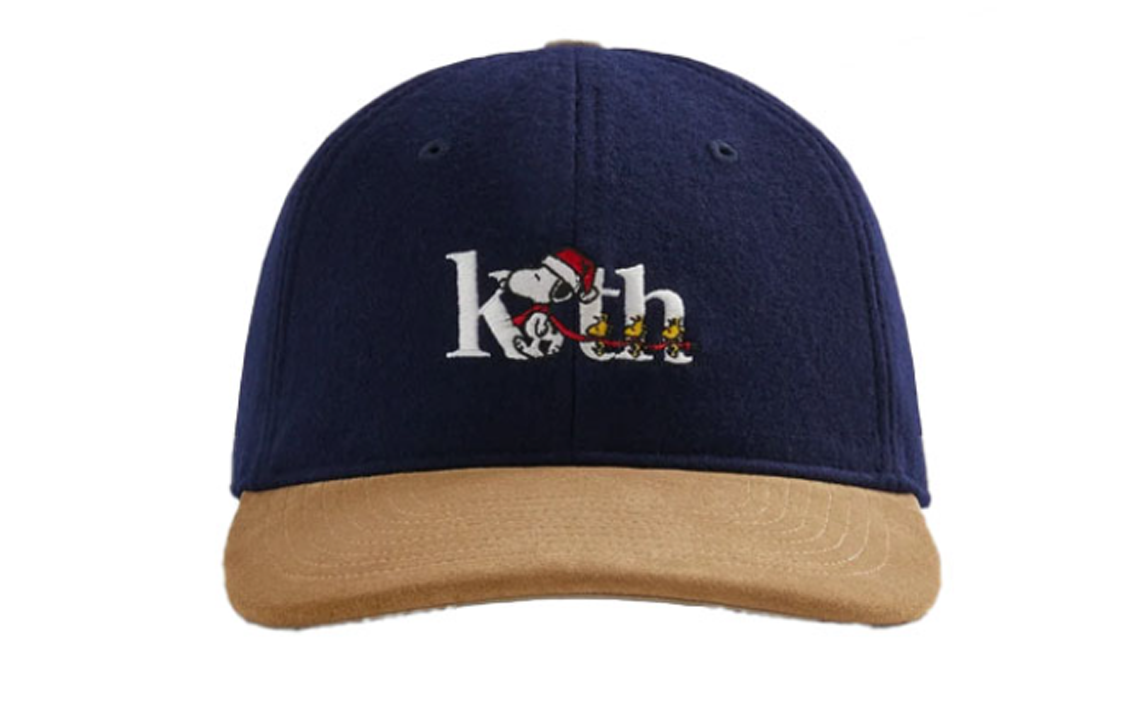 Кепка KITH Wool Cap (темно-синяя)