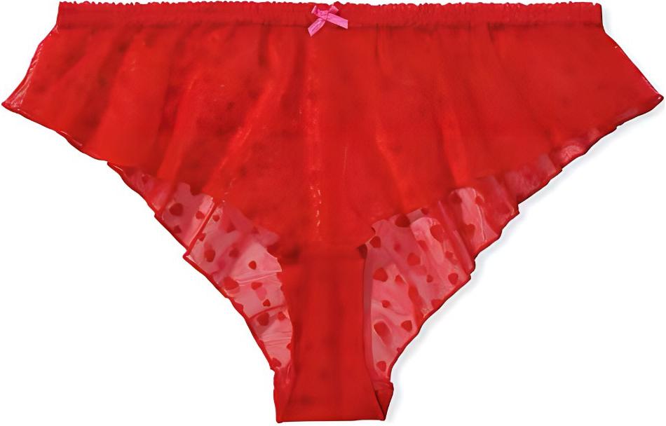 Женские трусы Victoria's Secret Кружевные (красные)