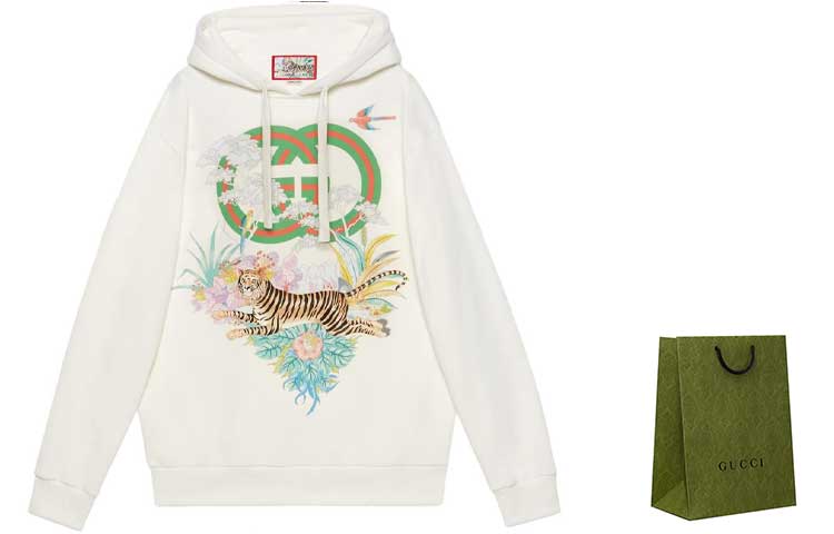 Женское худи Gucci x /THE NORTH FACE SS22 Logo (многоцветное) — фото 2