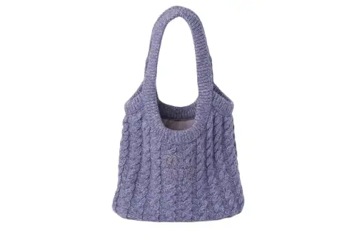 MIU MIU Fabric Tote Bag, Shopping Bag, Shoulder Bag, Handbag Women's Wisteria Purple