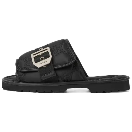 GUCCI Slide Slippers Men Black