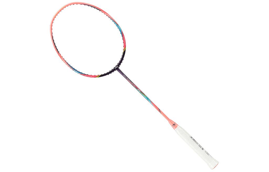 Li Ning Storm WS74 Full Carbon Badminton Rackets Professional 6U/G6 Peach Rouge Pink