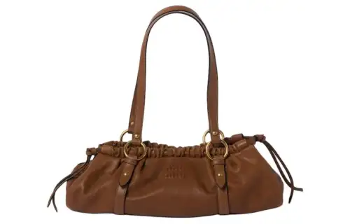 MIU MIU Leather Handbag, Shoulder Bag Women's