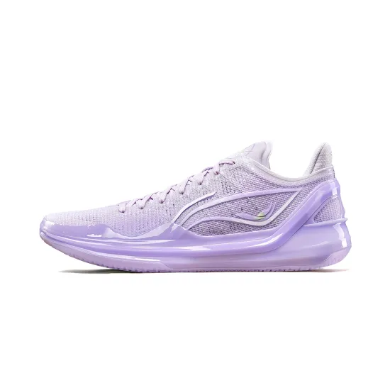 LINING Blade 4V2 Basketball Shoes Men Low-Top Vero Rose Purple/Light Lilac
