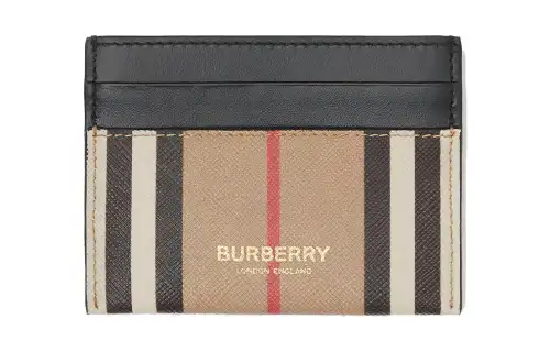Burberry Canvas Card Holder Women's Archive Beige