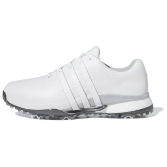 Adidas Tour360 24 Wide Golf Cloud White Silver Metallic