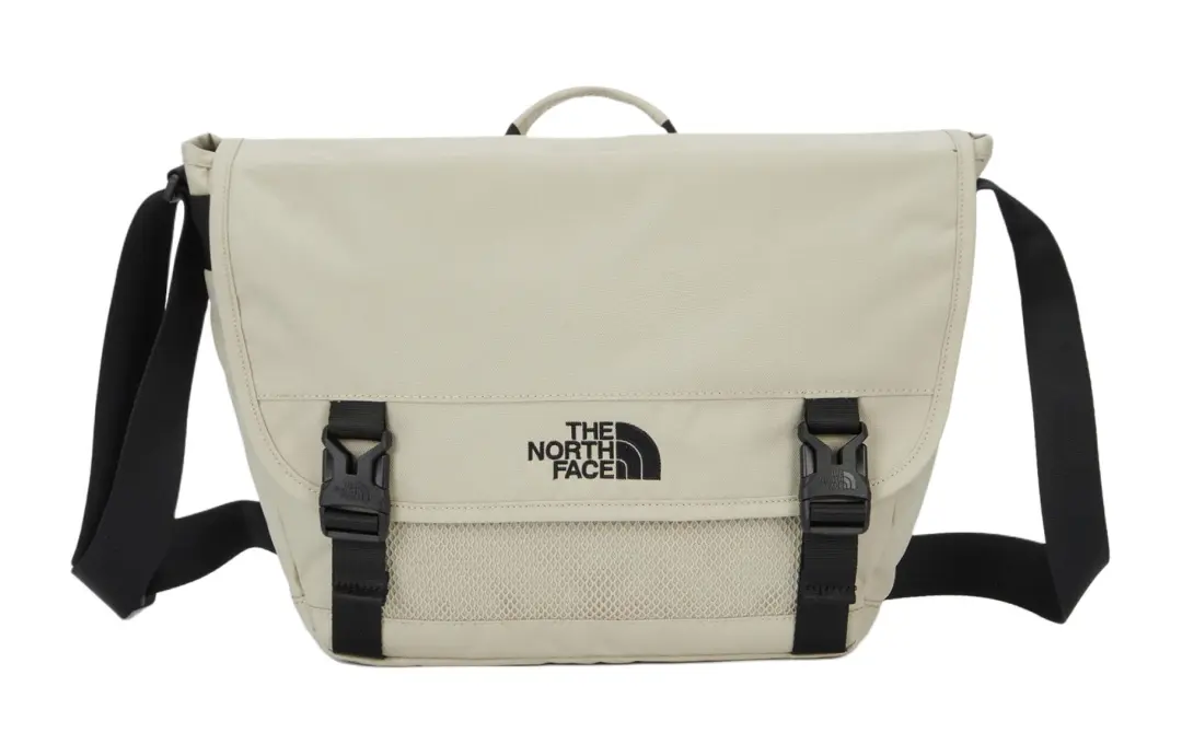 THE NORTH FACE 9L Messenger Bag One Shoulder Crossbody Outdoor Bag Polyester Light Beige Unisex