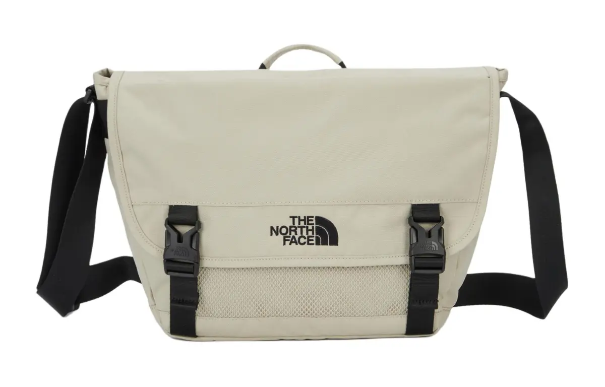 THE NORTH FACE 9L Messenger Bag One Shoulder Crossbody Outdoor Bag Polyester Light Beige Unisex