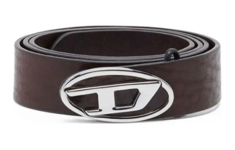 DIESEL 1DR Logo Buckle Fastened Belt