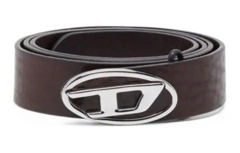 DIESEL 1DR Logo Buckle Fastened Belt