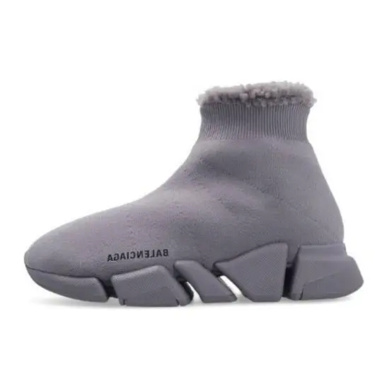 Balenciaga Speed 2.0 Sneakers 'Grey Recycled Knit' Women's