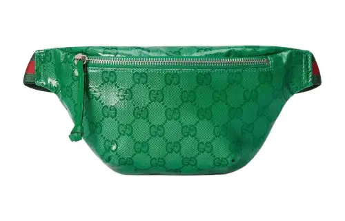 GUCCI Canvas Fanny Pack Kids' Green