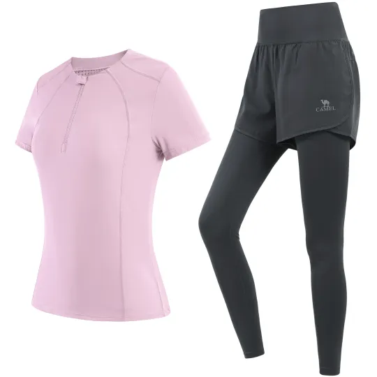 CAMEL Yoga Sets Women's Thin
