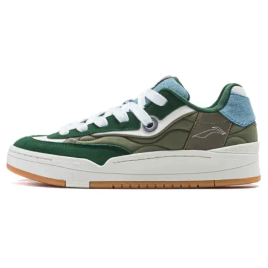 LINING GOS 2000 Skateboard Shoes Men Low-Top Green