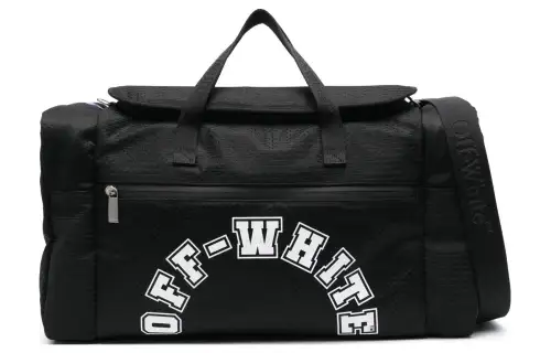 OFF-WHITE Logo-print Mesh Holdall