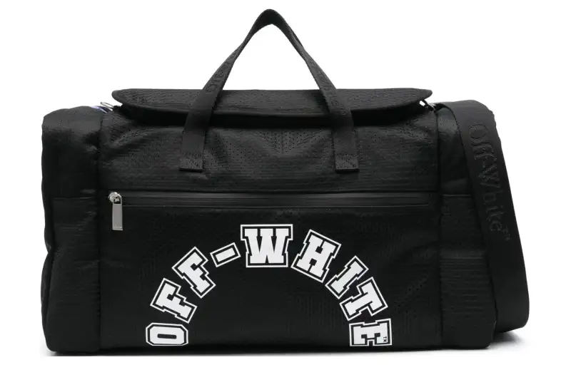 OFF-WHITE Logo-print Mesh Holdall