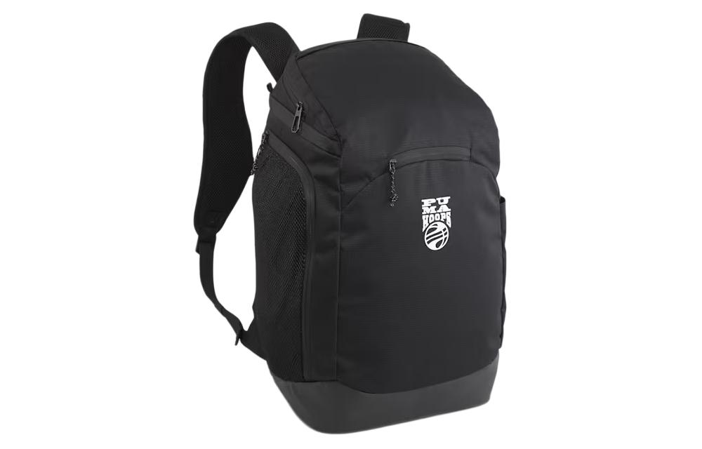 PUMA Puma, sports foldable black backpack for leisure with zipper for men and women, polyester, for beloved