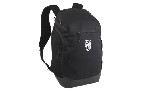 PUMA Puma, sports foldable black backpack for leisure with zipper for men and women, polyester, for beloved
