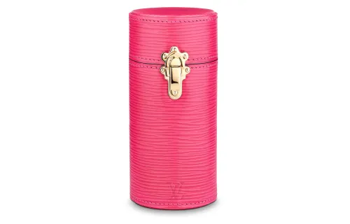 LOUIS VUITTON Epi Leather Perfume Travel Storage Bag Unisex Pink