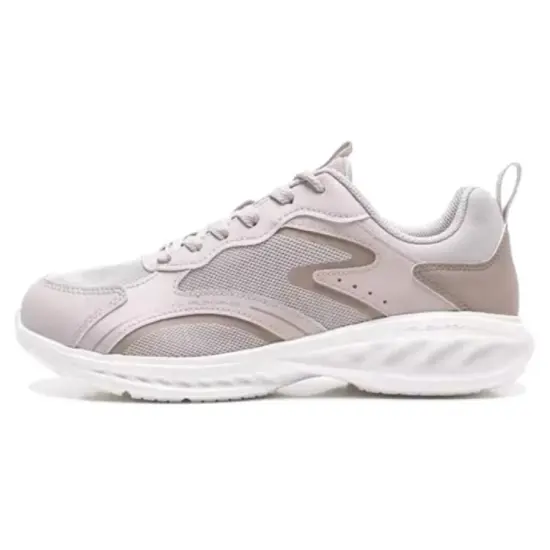 Anta Abrasion Resistant Breathable Low Top Running Shoes Men's Gray Brown