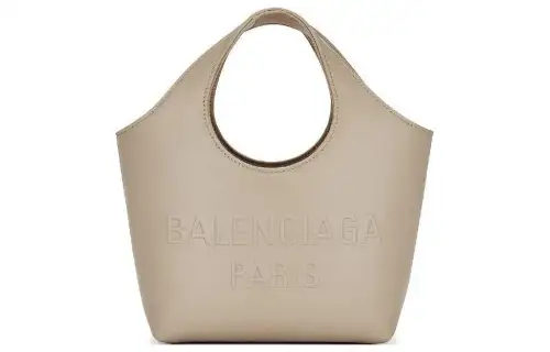 Balenciaga Mary Kate Calfskin Tote Bag, Shopping Bag, Handbag Extra Small Women's Umber