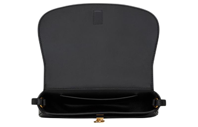 Женская сумка SAINT LAURENT YSL VOLTAIRE Logo (черный) — фото 6