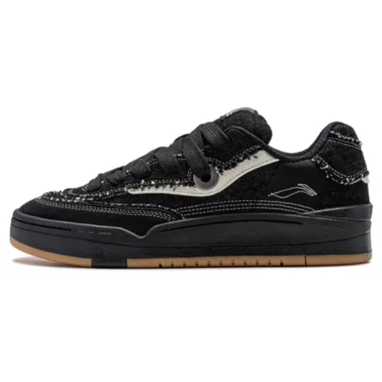 LINING GOS 2000 Skateboard Shoes Men Low-Top Black