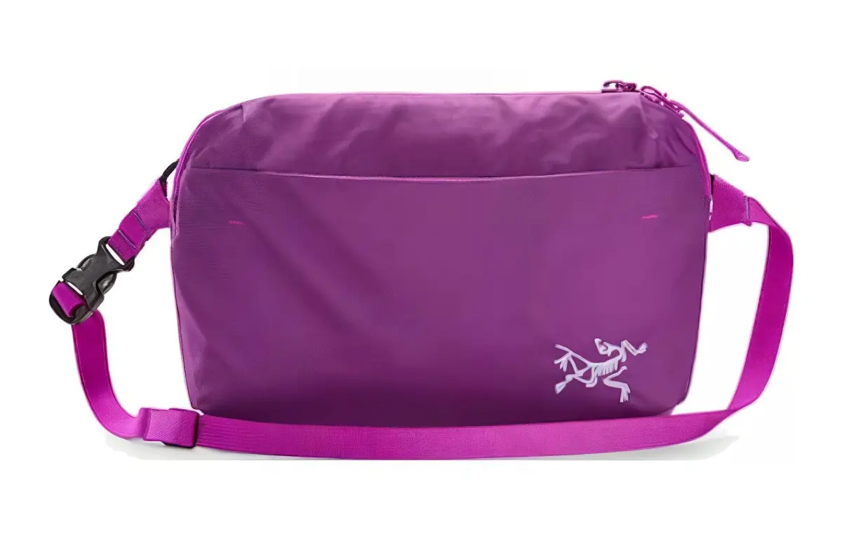 Arc'teryx Heliad Nylon Shoulder Bag, Crossbody Bag, Outdoor Bag Unisex Purple