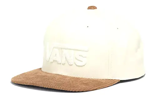 Vans Cotton Baseball Caps Unisex Beige