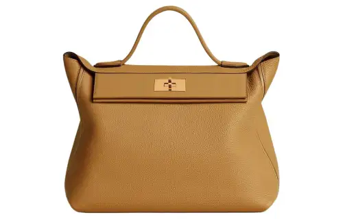 HERMES 24/24 Togo Calfskin Shoulder Bag, Crossbody Bag, Handbag Women's Light Brown