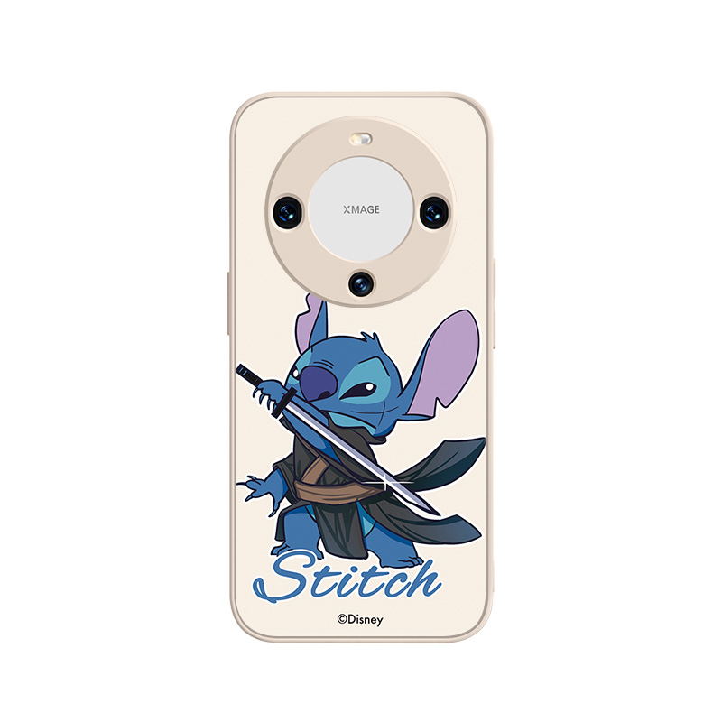 Disney Disney ABS+PC material frosted glass case simple and cool Stitch men's mobile phone case suitable for Huawei/HUAWEI Honor mate60/60/P60/Pro/NOVA7/P50E cartoon animation