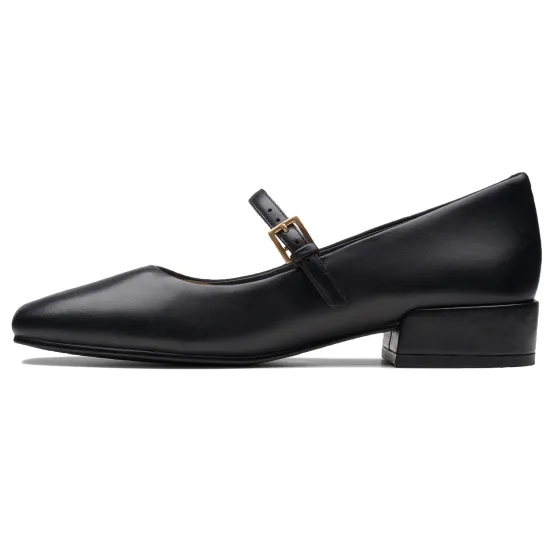 Clarks Chunky Heel Mary Jane Shoes Women's
