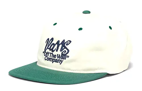 Vans Cotton Baseball Caps Unisex Green