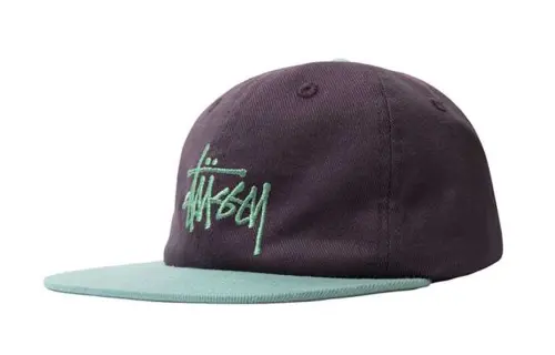 Stussy Embroidery Letter Baseball Caps Unisex Blue