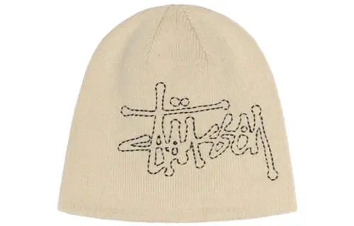 Stussy Acrylic Beanies Unisex Beige