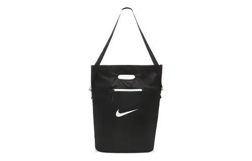 Nike Fabric Tote Bag, Shopping Bag, Tote Bag, One Shoulder Bag, Handbag, Crossbody Bag Regular Unisex Black