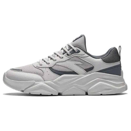 ANTA Casual Shoes Men Low-Top Cloudy Gray/Smoke Coal Gray