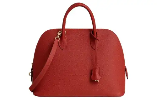HERMES Bolide Epsom Calfskin Bowling Bag Shoulder Bag Crossbody Bag Handbag Women's 5Q Rouge Venitien Dark Red