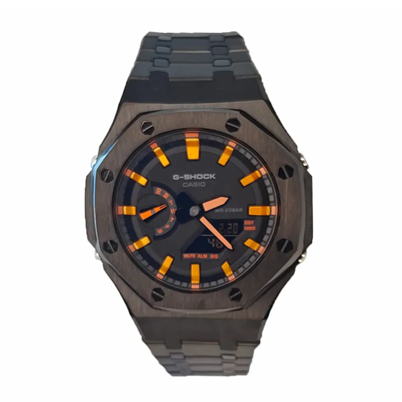 CASIO Men Liquid Crystal/Analog Dual Display Series Black Watch