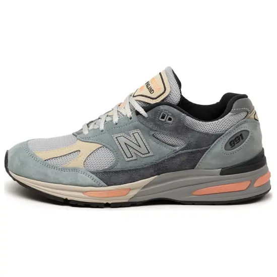 New Balance 991 MiUK Silver Blue Turbulence