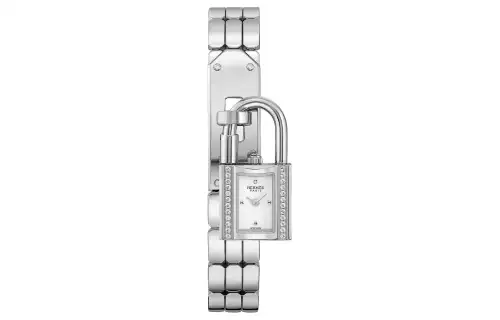 HERMES KELLY Wrist Watches Quartz Movement Stainless Steel Watchband White Dial Women's Watch 30m Water Resistant