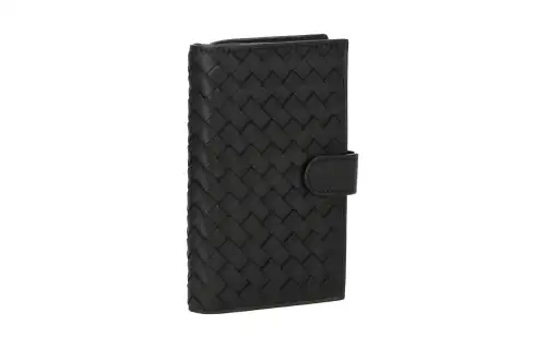 Bottega Veneta Lambskin Wallet Men's Black