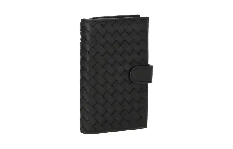 Bottega Veneta Lambskin Wallet Men's Black