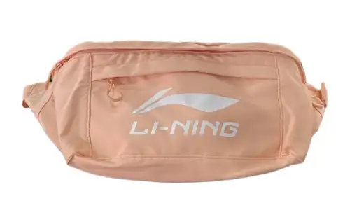 Li Ning Polyester Sling Bag Regular Unisex Light Pink
