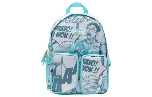 Li Ning Polyester Backpack Regular Unisex Blue