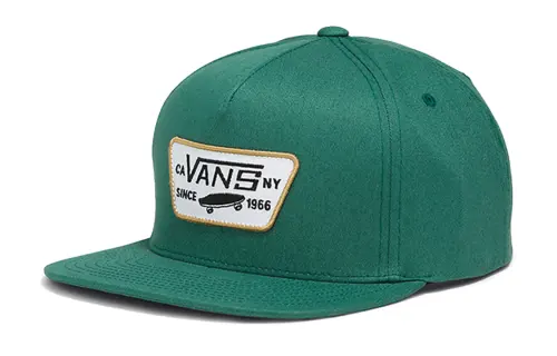 Vans Cotton Baseball Caps Unisex Green
