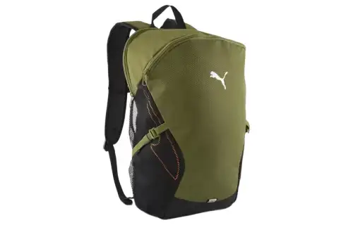 PUMA Recycled Polyester Backpack Unisex Olive Green