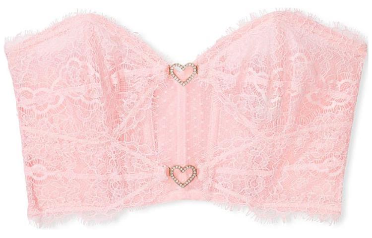 Женский корсет Victoria's Secret Lace (розовый)