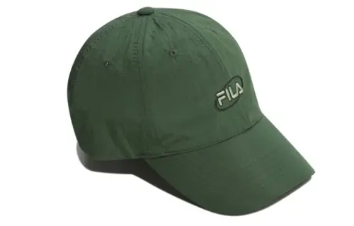 FILA Nylon Baseball Caps Unisex Green